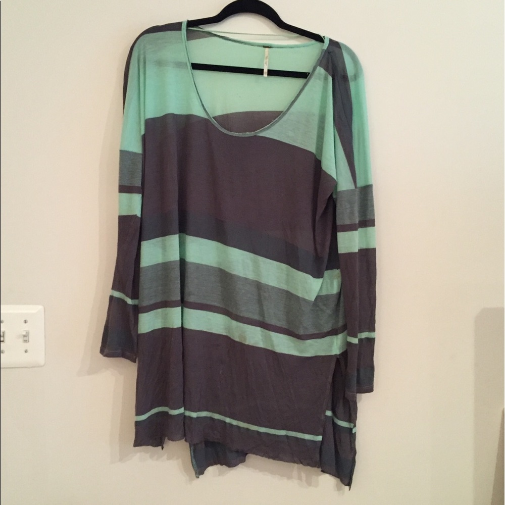 DONATING LAST CALL Free People Mint Green Tee